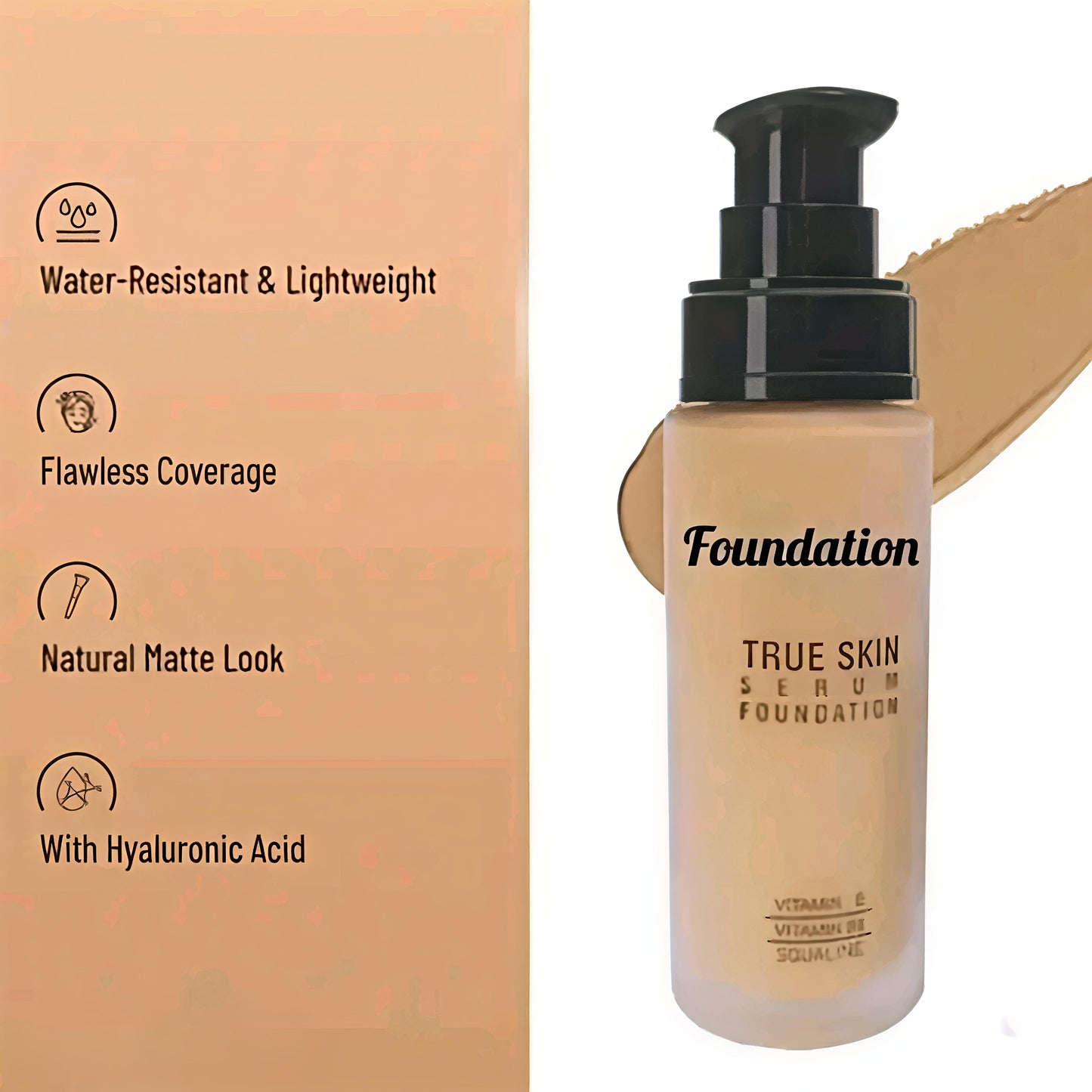 FIDAH Combo Of Liquid Foundation, Compact & Blender (Pack Of 3) Woman & Girls