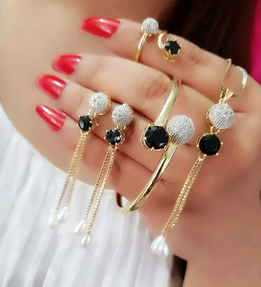 BISUKA™ Premium Black Crystal Combo (4 in 1 Set)