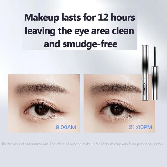 Ultra 4D Iron Brush Fiber Mascara (Pack of 2) Long & Voluminous Curl | Waterproof | 12H Smudge-Proof