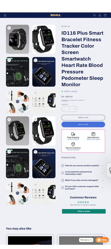 BISUKA Shopping App Screenshot 1