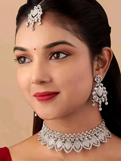 Alloy Silver Jewel Set