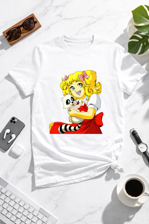 Candy Girl Anime Graphic T-Shirt