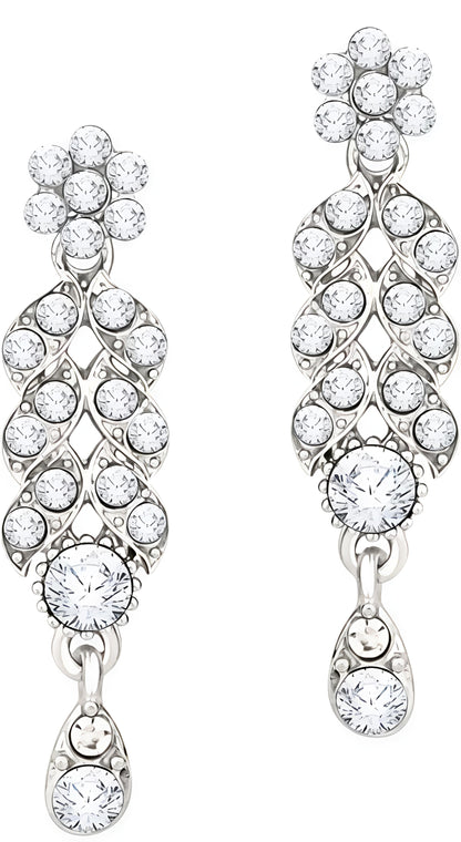 Elegant American Diamond Necklace Set with Earrings & Maang Tikka – Premium Bridal Party Jewellery